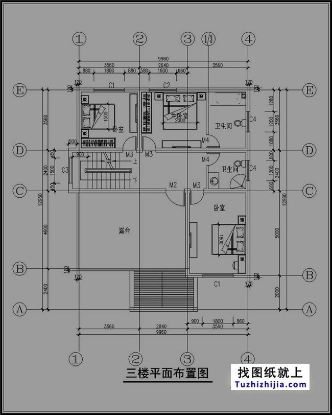 自建三層樓房設計圖紙，新農村住宅圖紙推薦