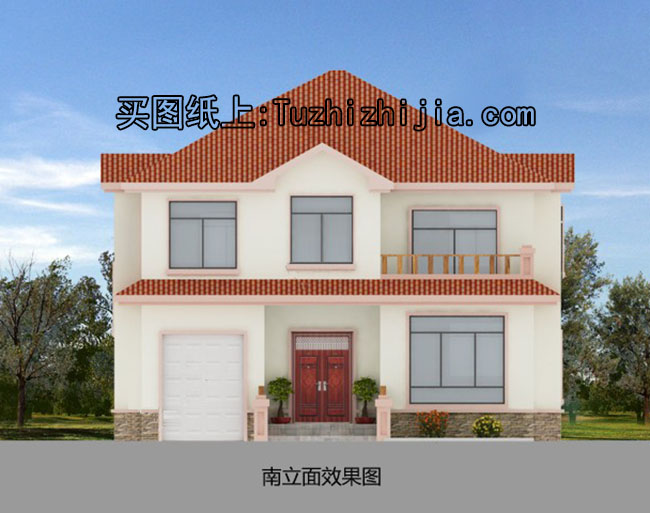 農(nóng)村二層小別墅圖片，二層別墅效果圖及設(shè)計圖