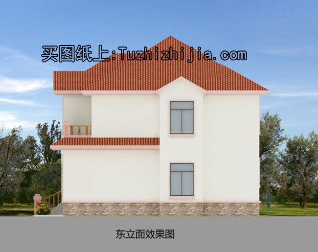 農(nóng)村二層小別墅圖片，二層別墅效果圖及設(shè)計圖