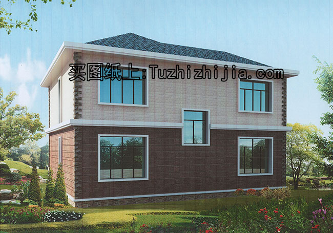 鄉(xiāng)村二層別墅設(shè)計圖,含外觀效果圖,設(shè)計師推薦