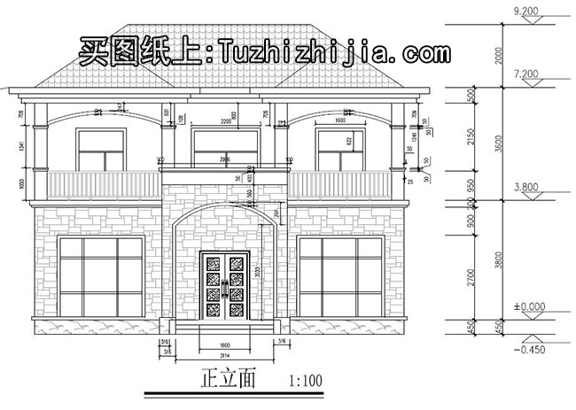 最新：二層別墅圖片大全欣賞！全套建筑施工圖！