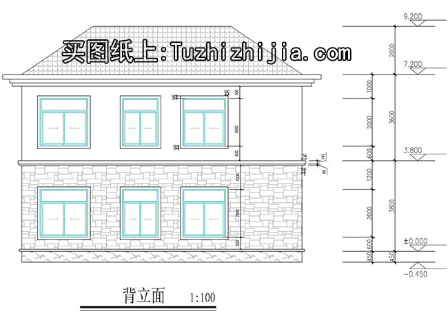 最新：二層別墅圖片大全欣賞！全套建筑施工圖！