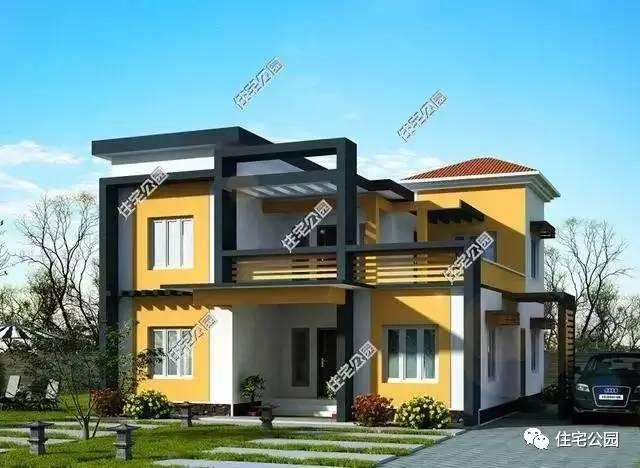 6套新農村二層房屋設計圖，造價20多萬你要蓋哪個？（含預算）