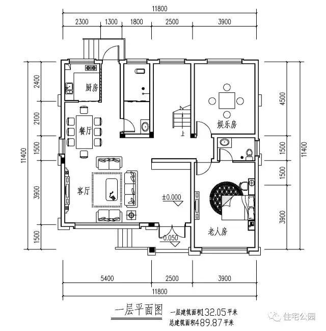 最新款農村三層樓房設計，弧形落地窗采光好，全圖！