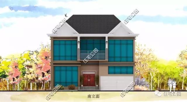 獨棟小別墅設計方案，旋轉樓梯帶夾層，怎么做到的？