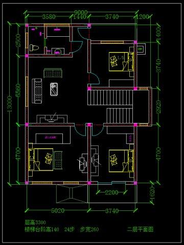 新農村別墅設計圖，三層溫馨小居接地氣！