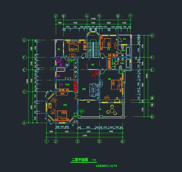 時尚歐式二層農村小別墅設計圖 雙車庫帶露臺造型大氣