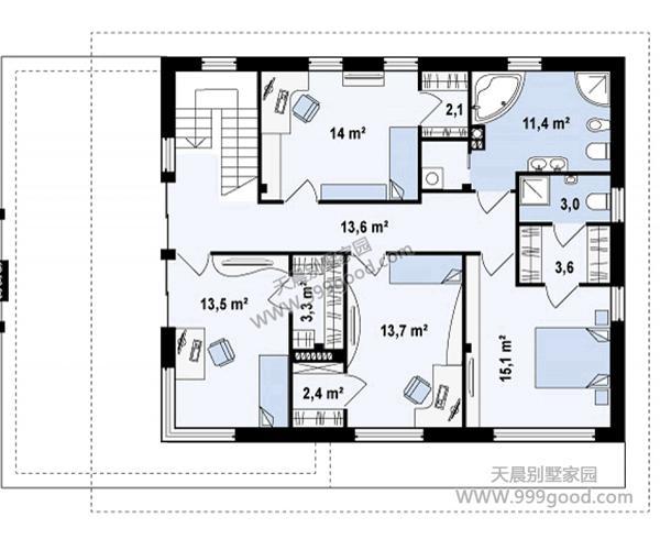 5套農(nóng)村現(xiàn)代別墅效果圖+平面圖，這才是我要的養(yǎng)老別墅！