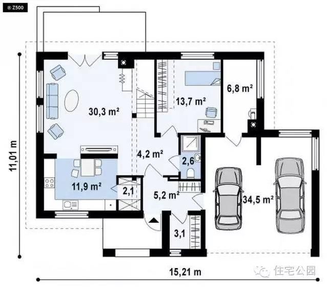 農村網友曬別墅設計，2層別墅只需22萬！