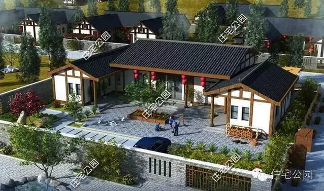 20萬農村小別墅就是好，能養鴨有菜園，10套帶小院的別墅分享！