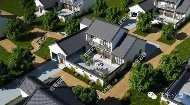 20萬農村小別墅就是好，能養鴨有菜園，10套帶小院的別墅分享！