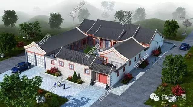 20萬農村小別墅就是好，能養鴨有菜園，10套帶小院的別墅分享！