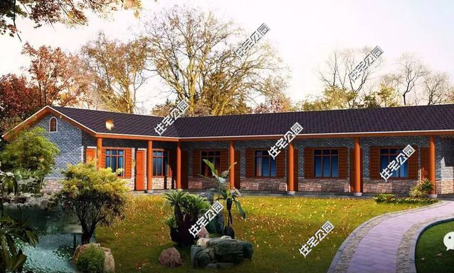 農村一層“L”型小別墅設計，比二三層的小洋樓還漂亮！