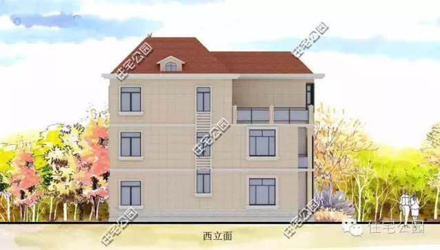 8米的面寬怎樣建獨棟小別墅？還帶有挑空客廳、大露臺