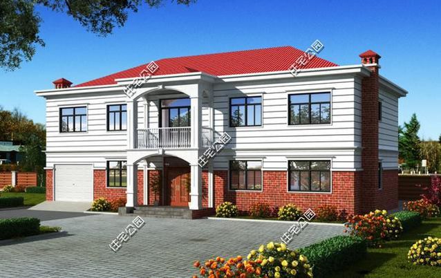 18X11米農村2層別墅，架空層、可做火炕