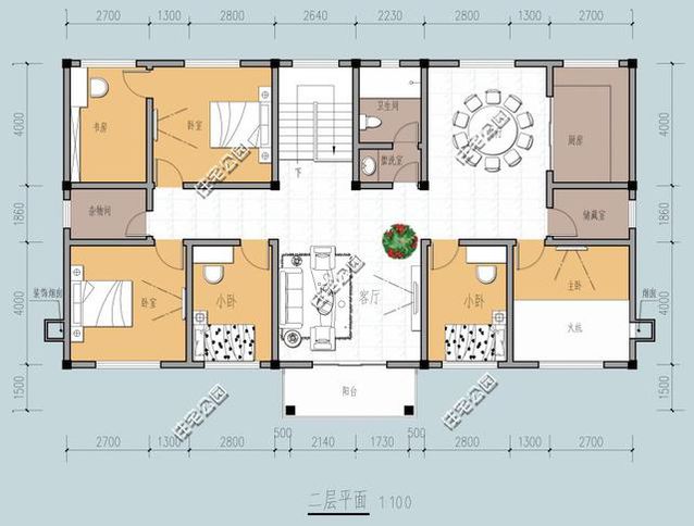 18X11米農村2層別墅，架空層、可做火炕
