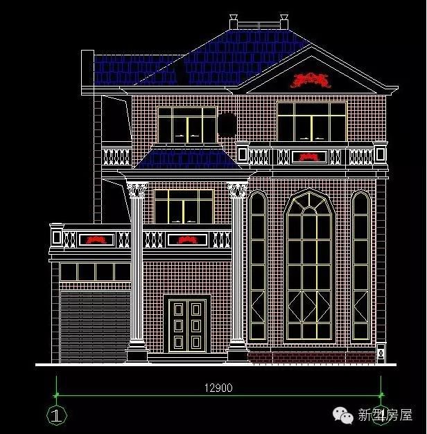 13X14米歐式別墅，挑空客廳加旋轉(zhuǎn)樓梯，僅30萬？