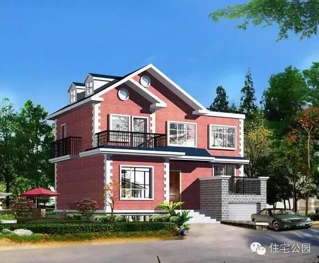 12X12米方正戶型別墅，磚混結構也抗震的房屋