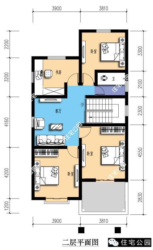 2套7米面寬的農村別墅，帶小院、你更喜歡哪套？