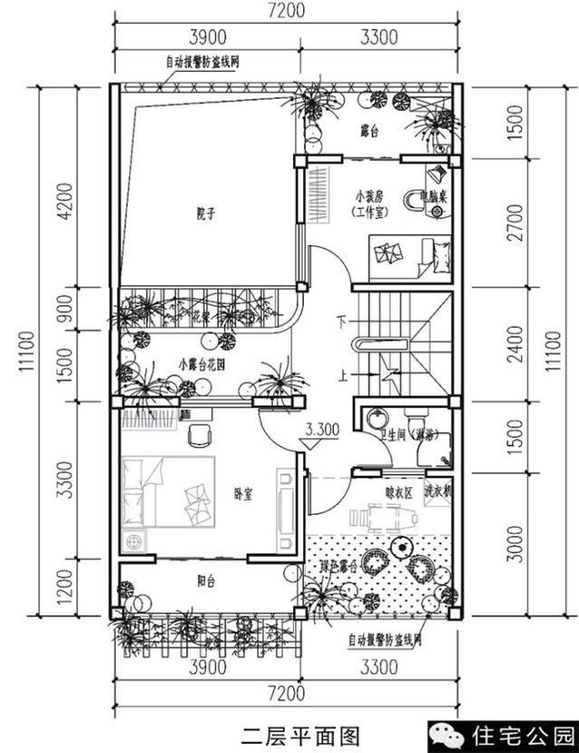 2套7米面寬的農村別墅，帶小院、你更喜歡哪套？