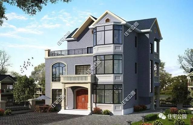 11X11米農村28萬自建別墅，弧形采光窗、實用！