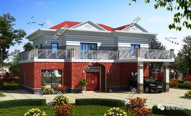 農村2層別墅房屋設計15X10米，戶型方正、一見傾心！