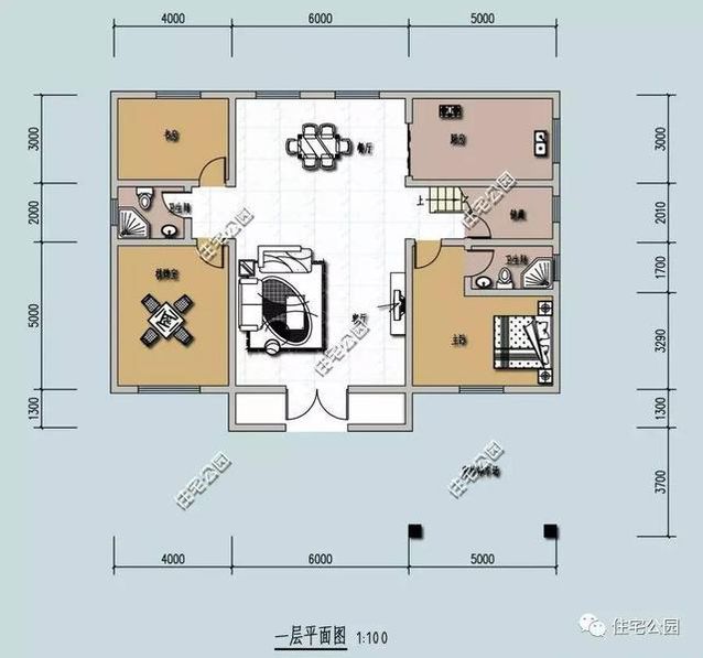 農村2層別墅房屋設計15X10米，戶型方正、一見傾心！