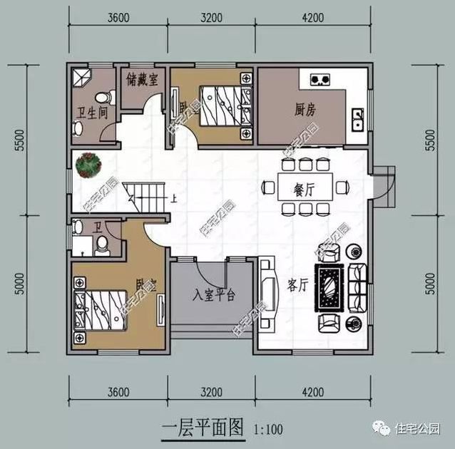 5套現(xiàn)代風格別墅，80、90后喜愛的戶型！含平面