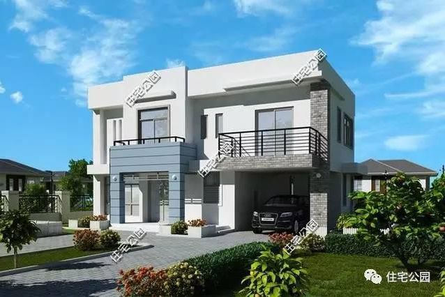 5套現(xiàn)代風格別墅，80、90后喜愛的戶型！含平面