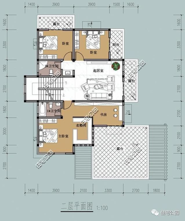 5套現(xiàn)代風格別墅，80、90后喜愛的戶型！含平面