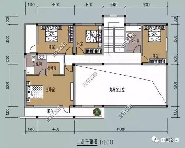 5套現(xiàn)代風格別墅，80、90后喜愛的戶型！含平面