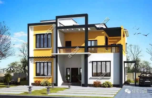 11X13米農村別墅，精美現代，只需20萬？