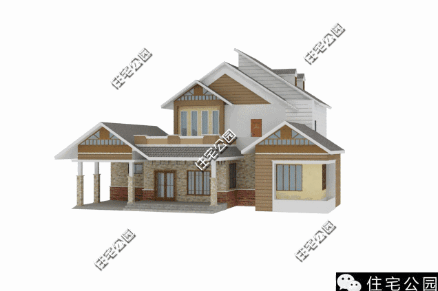 一層半小別墅16X15米，時尚實用，24萬建成！