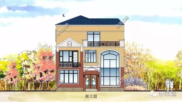 10X15米3層農村別墅設計，6室2廳，27萬造好，含全圖！