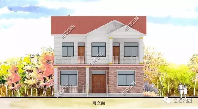 10X10米2層經(jīng)典別墅，戶型方正成本18萬，全圖展示！