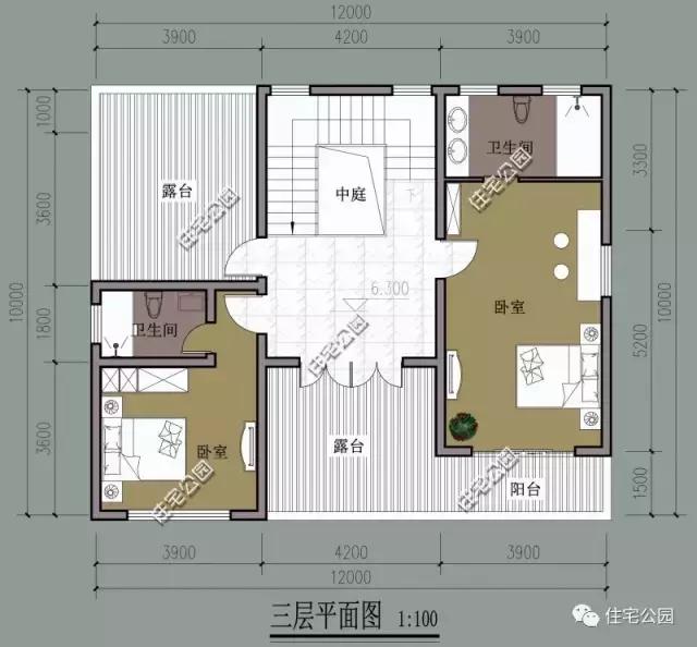農(nóng)村風(fēng)景好，自建3層12X10米觀景別墅，在家就能掙錢！