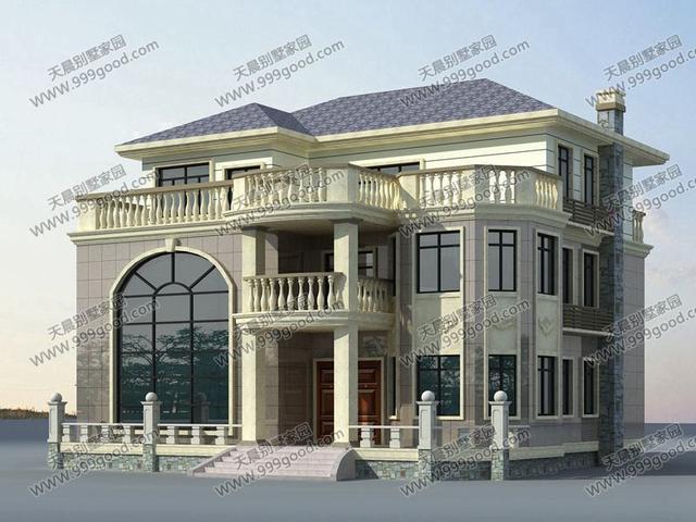 這樣接地氣的14X15米三層別墅，蓋好只要28萬？含全圖！