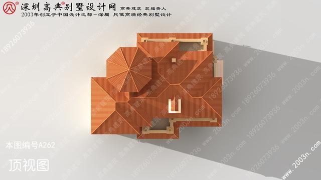 農村自建豪華三層歐式別墅效果圖，自帶觀景平臺+老虎窗