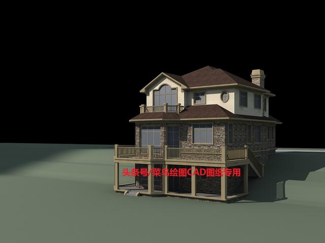 26萬建3層別墅！簡潔大方空間利用率高，富有時代氣息！