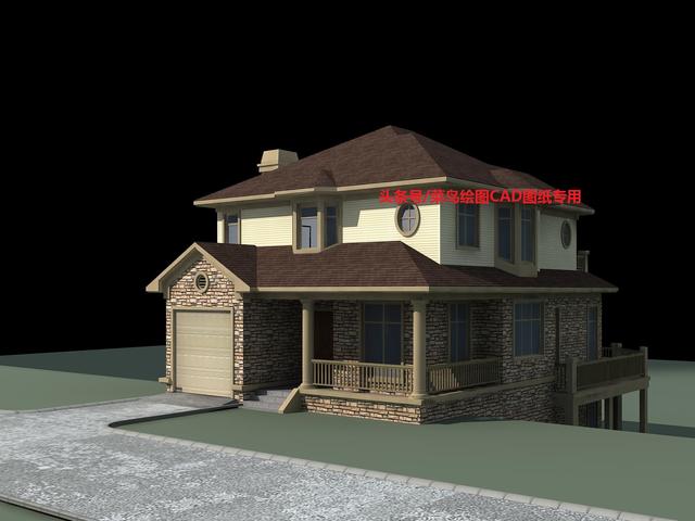 26萬建3層別墅！簡潔大方空間利用率高，富有時代氣息！