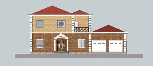 12米x10米帶車庫兩層小別墅, 毛坯25萬毛坯能建！