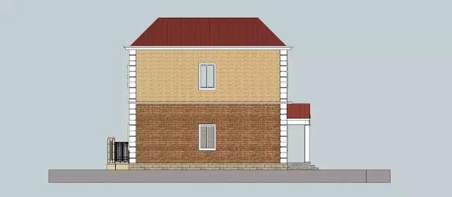 12米x10米帶車庫兩層小別墅, 毛坯25萬毛坯能建！