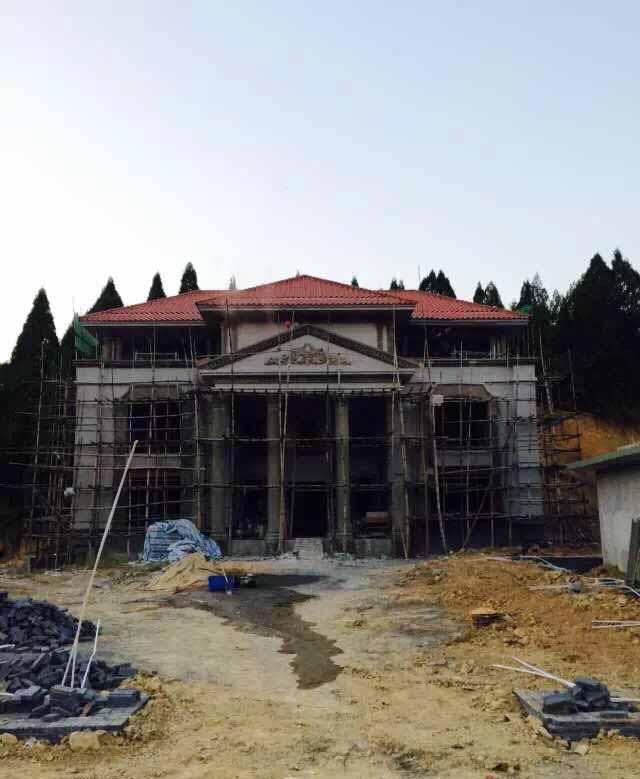 別墅配上歐式構(gòu)件檔次就高了, 沒幾百萬下不來！