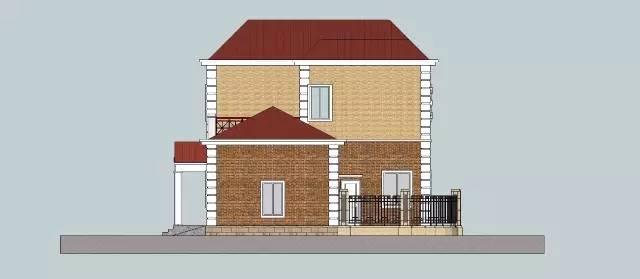12米x10米帶車庫兩層小別墅, 毛坯25萬毛坯能建