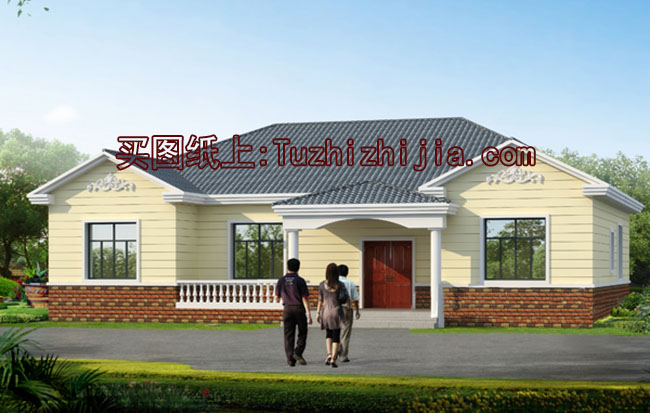 農村一層房屋設計圖,自建一層房子圖紙推薦