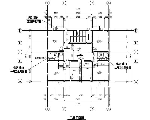 2套帶堂屋中式鄉村雙拼別墅設計圖紙, 單戶15萬內含平面圖！