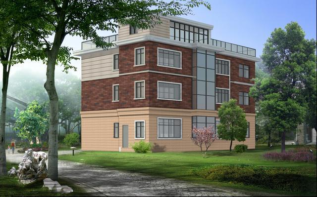 等有錢了, 回鄉下給父母建一棟漂亮的別墅