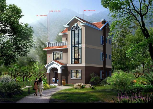 等有錢了, 回鄉下給父母建一棟漂亮的別墅