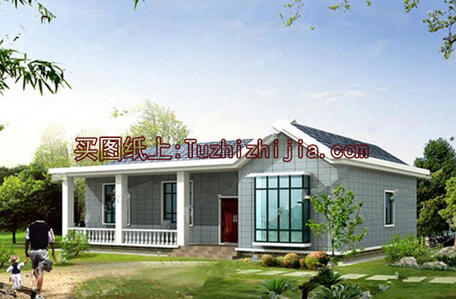 北方農村平房建筑設計圖及效果圖，平房戶型圖推薦