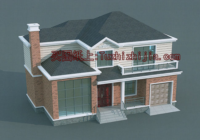 歐式兩層別墅設計圖及歐式效果圖,造價25萬左右